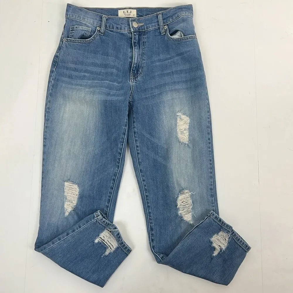 LTJ Letter To Juliet Straight Leg Distressed Women’s Jeans Size 27